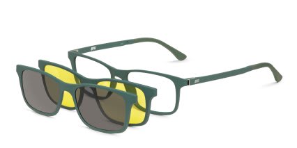 Revel Shai Green w/Clip-On glasses - Green - Angle View