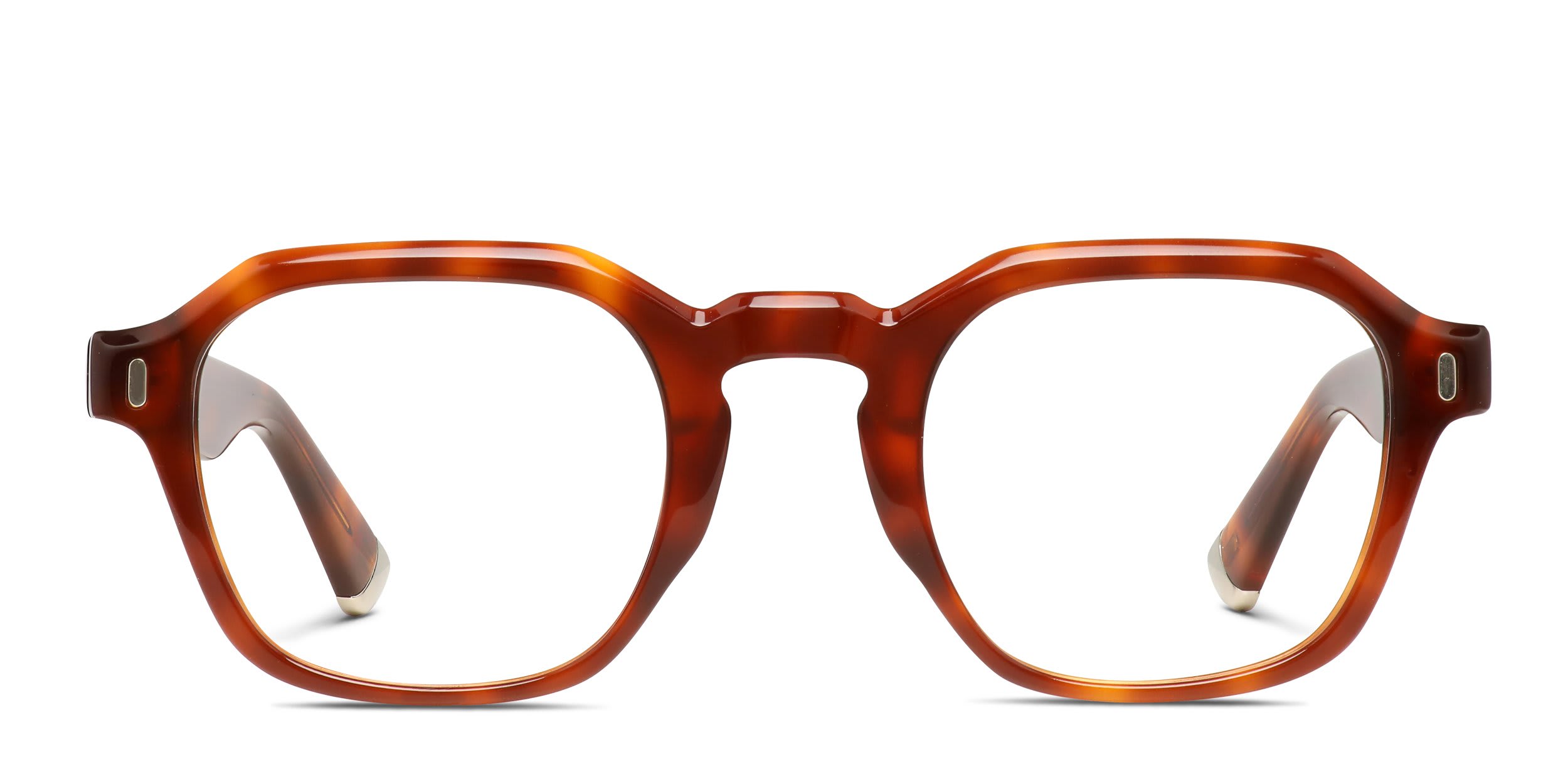 Muse San Simeon w/Clip-on Tortoise, Brown glasses - Tortoise / Brown - Frontal View