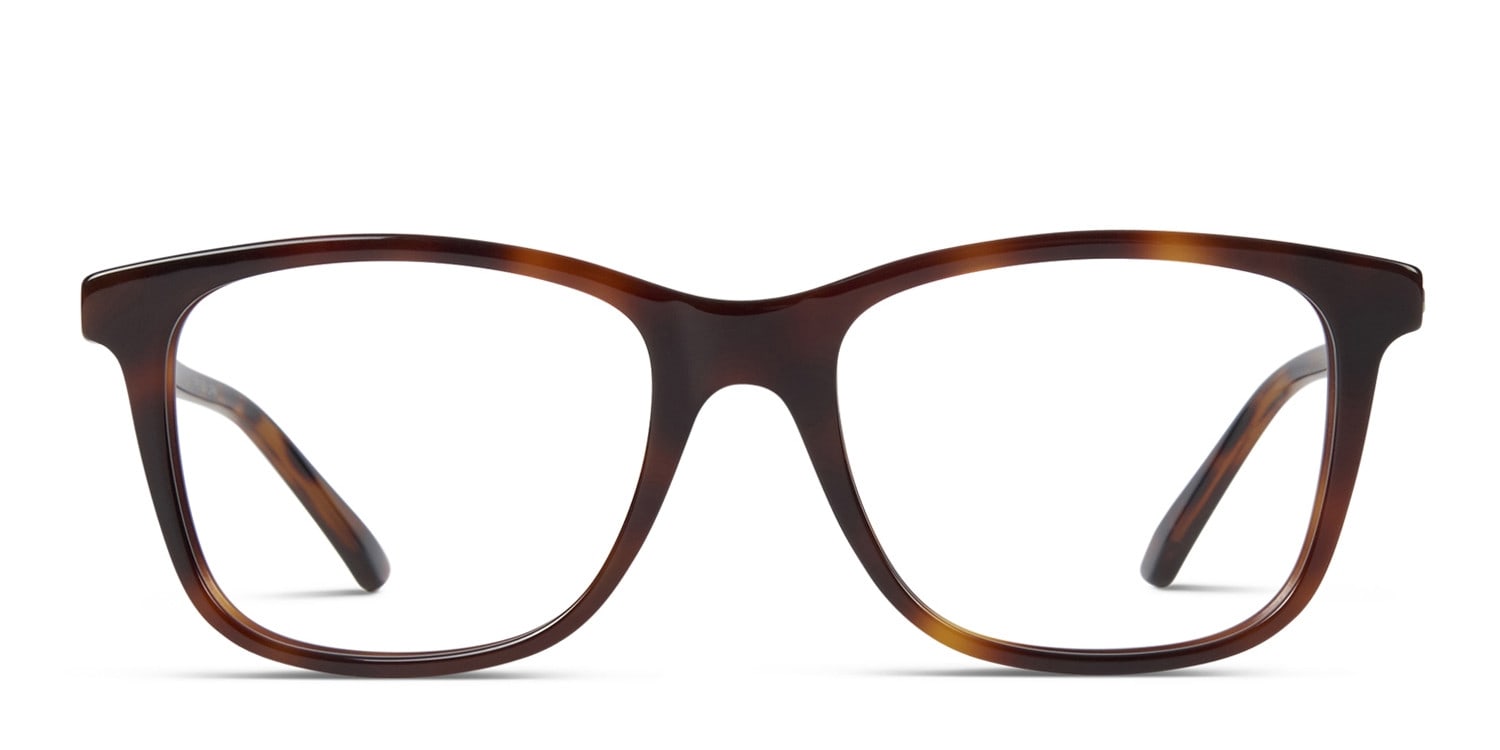 Gucci GG0018O Tortoise Square Full Frame eyeglasses - front
