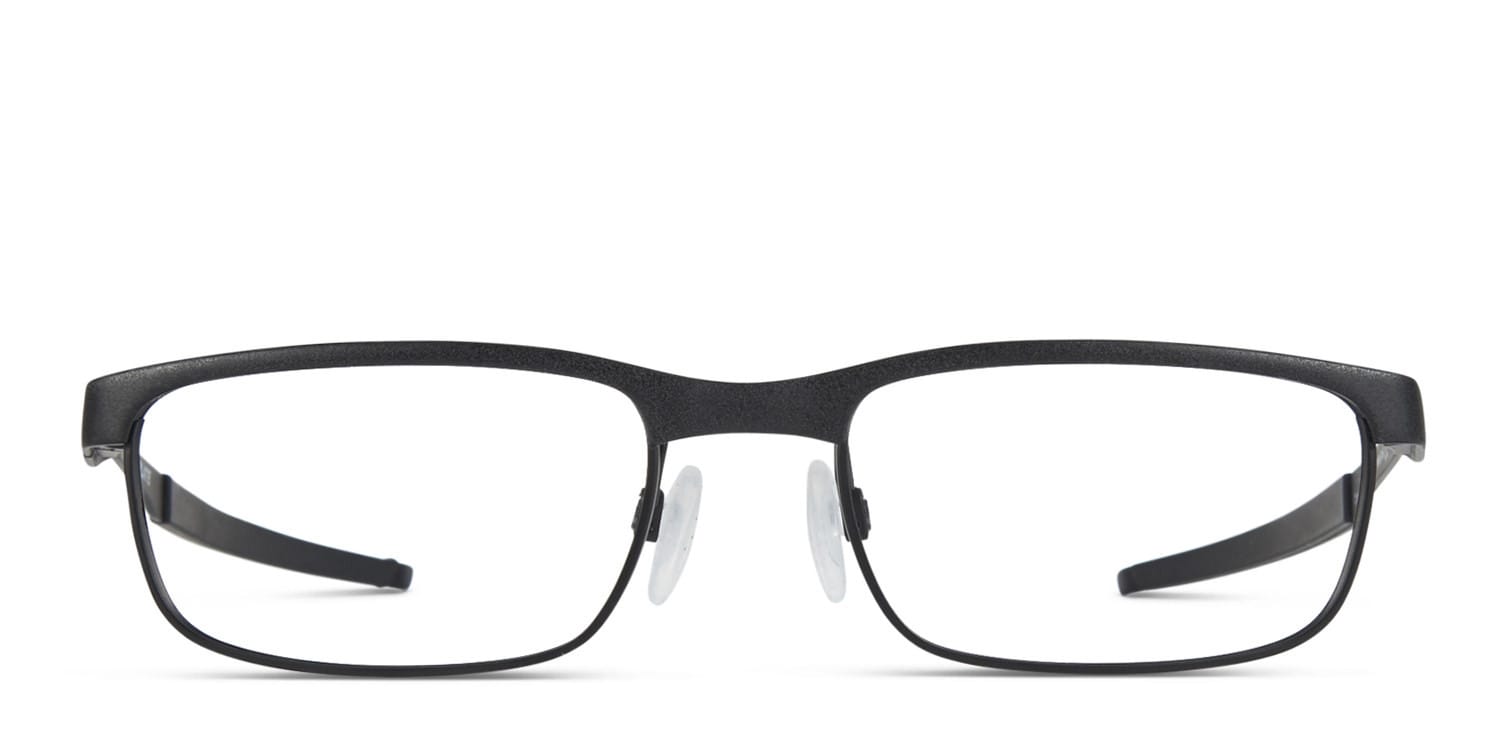 Oakley OX3222 Steel Plate Black Eyeglasses | Includes Free Rx Lenses ...