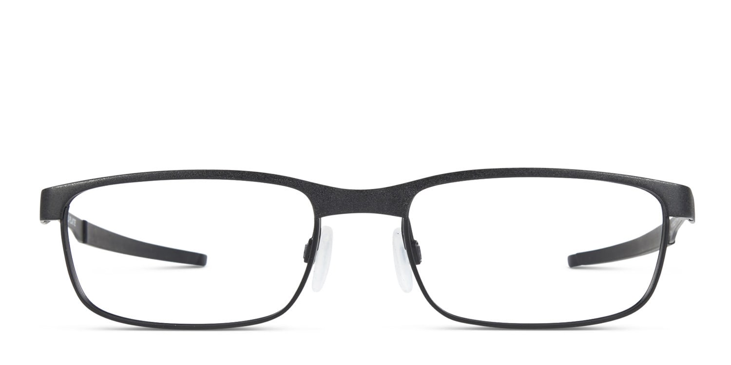 Oakley Steel Plate Black glasses - Black - Frontal View