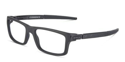 Oakley Currency Black glasses - Black - Angle View