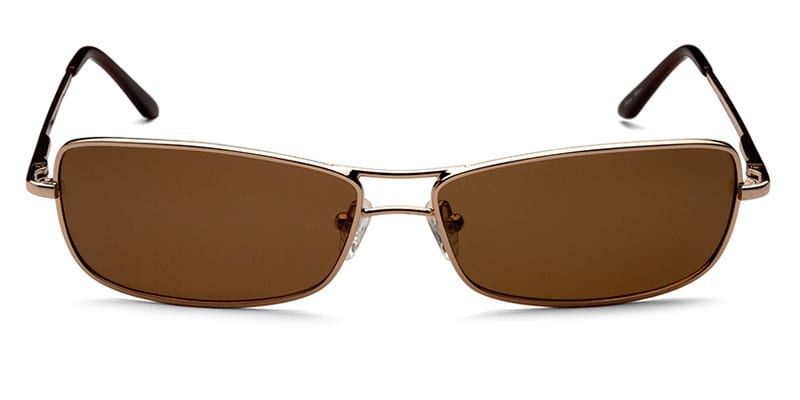 Geoffrey Beene 4010 Gold  NA Rectangle Full Frame sunglasses - front