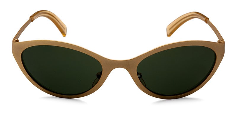 Perry Ellis PE1007 Gold NA Cat Eye Full Frame sunglasses - front