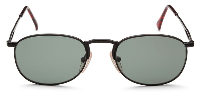 Perry Ellis PE1012 Black NA Round Full Frame sunglasses - front