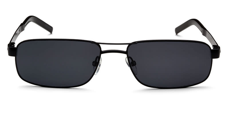Perry Ellis PES104 Black NA Rectangle Full Frame sunglasses - front
