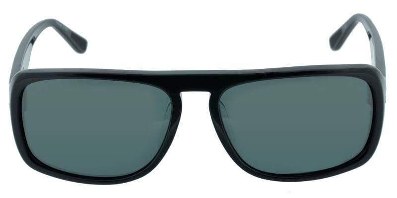 Converse Reinvented Black Rectangle Full Frame sunglasses - front