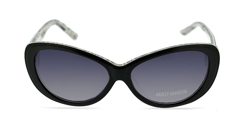 Harley-Davidson HDX839 Black NA Cat Eye, Oval, Wayframe Full Frame sunglasses - front