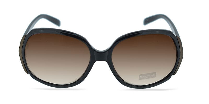 Rampage RS1006 Chocolate Brown NA Oval, Round Full Frame sunglasses - front