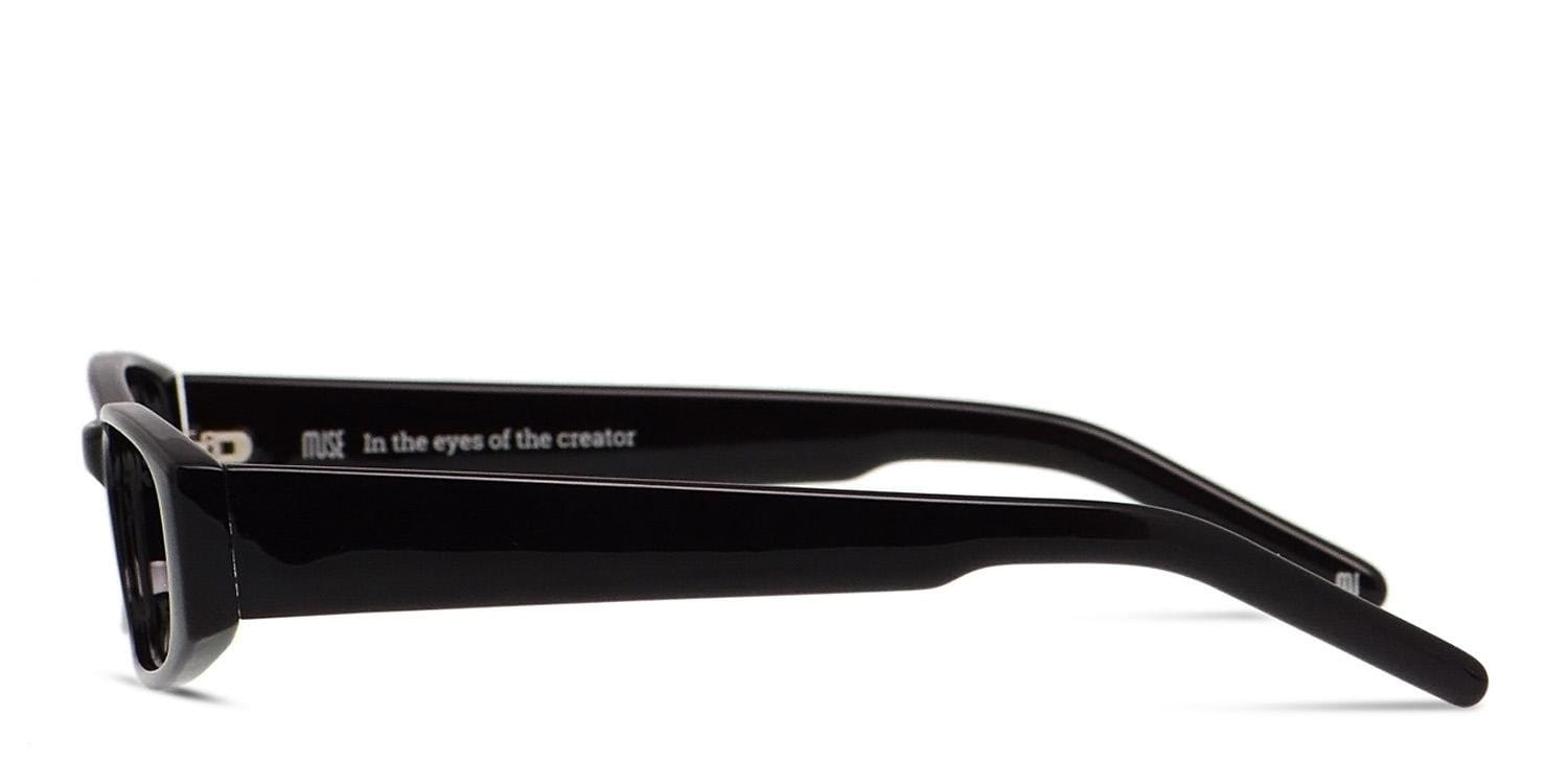 Muse Dash Shiny Black Prescription Eyeglasses