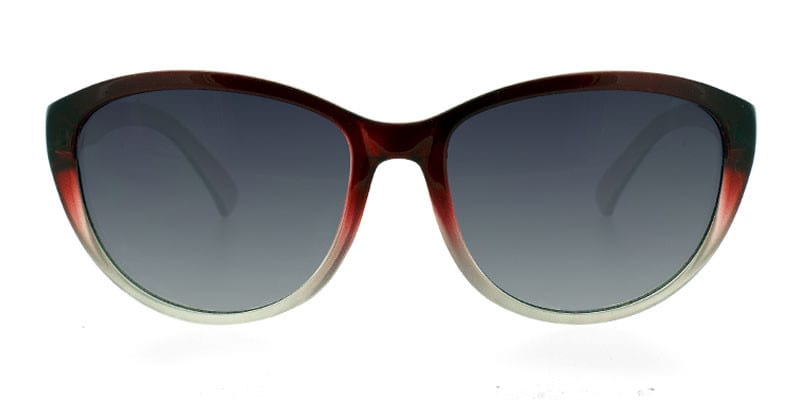 GM 138 Ombre Red NA Geometric Full Frame sunglasses - front