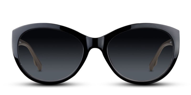 GM 175 Black w/Gray NA Oversized, Cat Eye Full Frame sunglasses - front