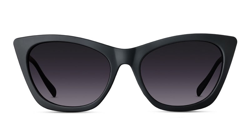 X-Ray Belle Black NA Cat Eye, Oversized Full Frame sunglasses - front