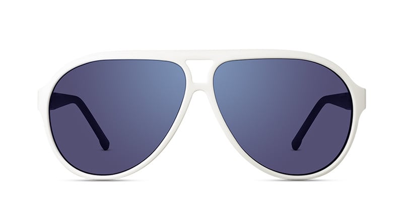 Lacoste L507S White w/Red NA Aviator Full Frame sunglasses - front