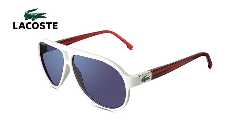 Lacoste L507S White w/Red NA
