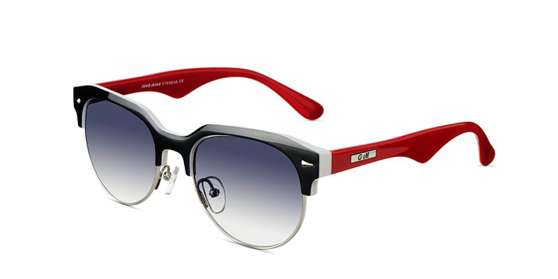 GM 181 Black/White w/Red