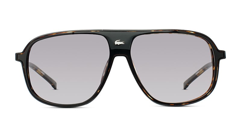 Lacoste L604S Black w/Tortoise NA Aviator Full Frame sunglasses - front