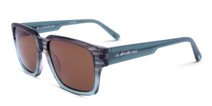 Quiksilver QS4015 Blue, Brown, Multicolor glasses - Blue / Brown / Multicolor - Angle View
