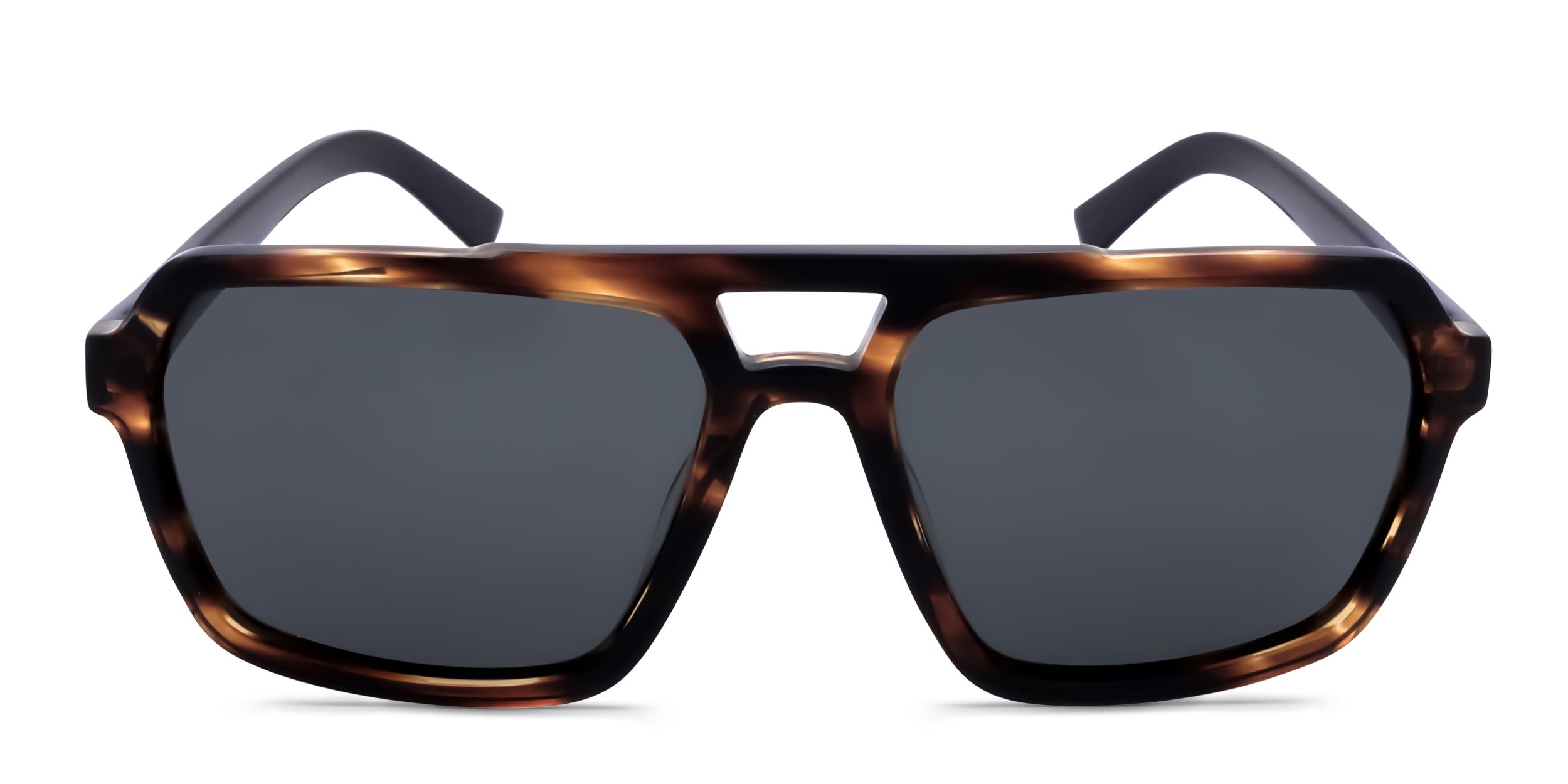 Quiksilver QS4017 Brown, Gray glasses - Brown - Frontal View