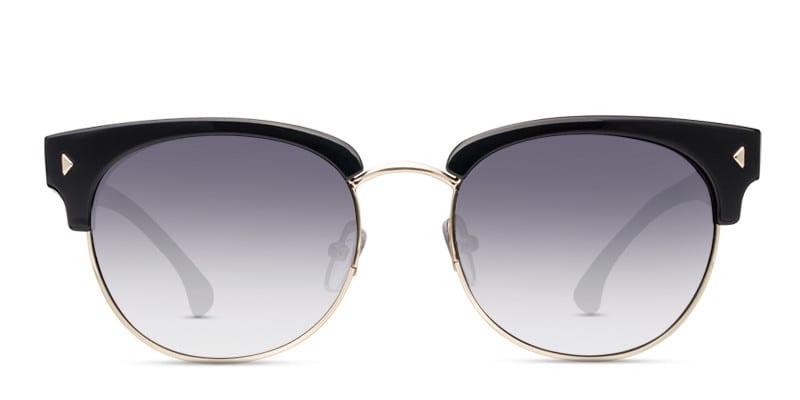Molly Black Wayframe, Browline Full Frame sunglasses - front