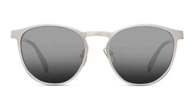 Bjorn Gunmetal/Black Round Full Frame sunglasses - front