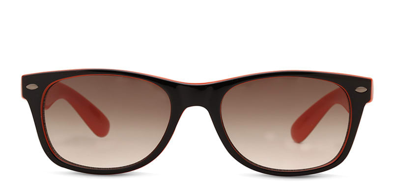 Ross Black w/Orange NA Square, Wayframe Full Frame sunglasses - front