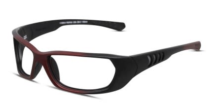 Pentax V1000 Red, Black glasses - Red / Black - Angle View
