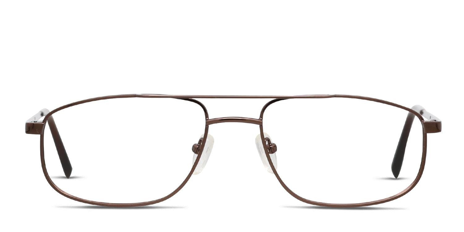 Pentax DP610 Brown glasses - Brown - Frontal View