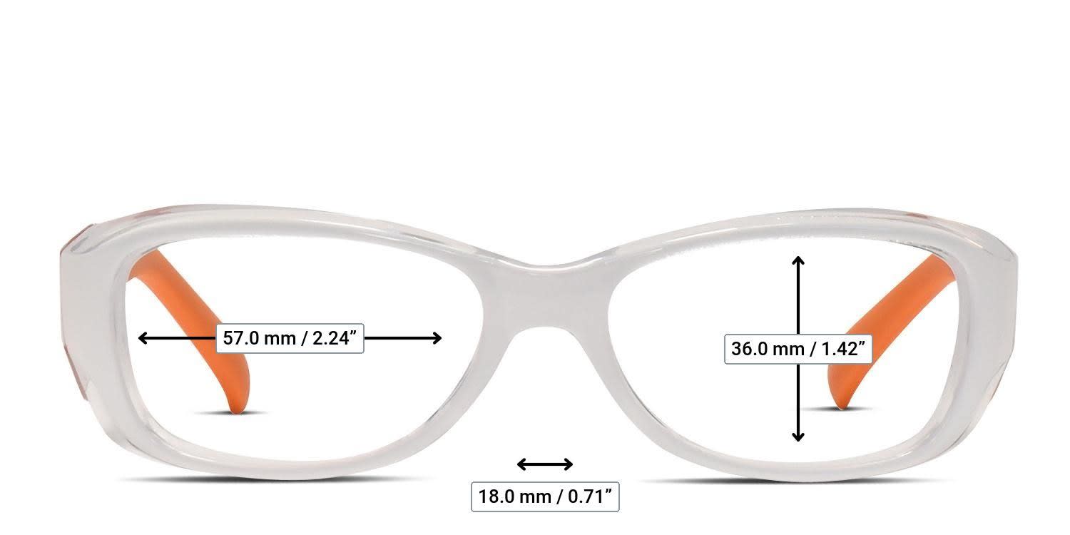 SafeVision Cruiser White Prescription Eyeglasses