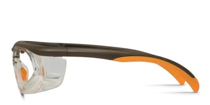 ArmouRx 4000 Brown, Clear glasses - Brown / Clear - Side View
