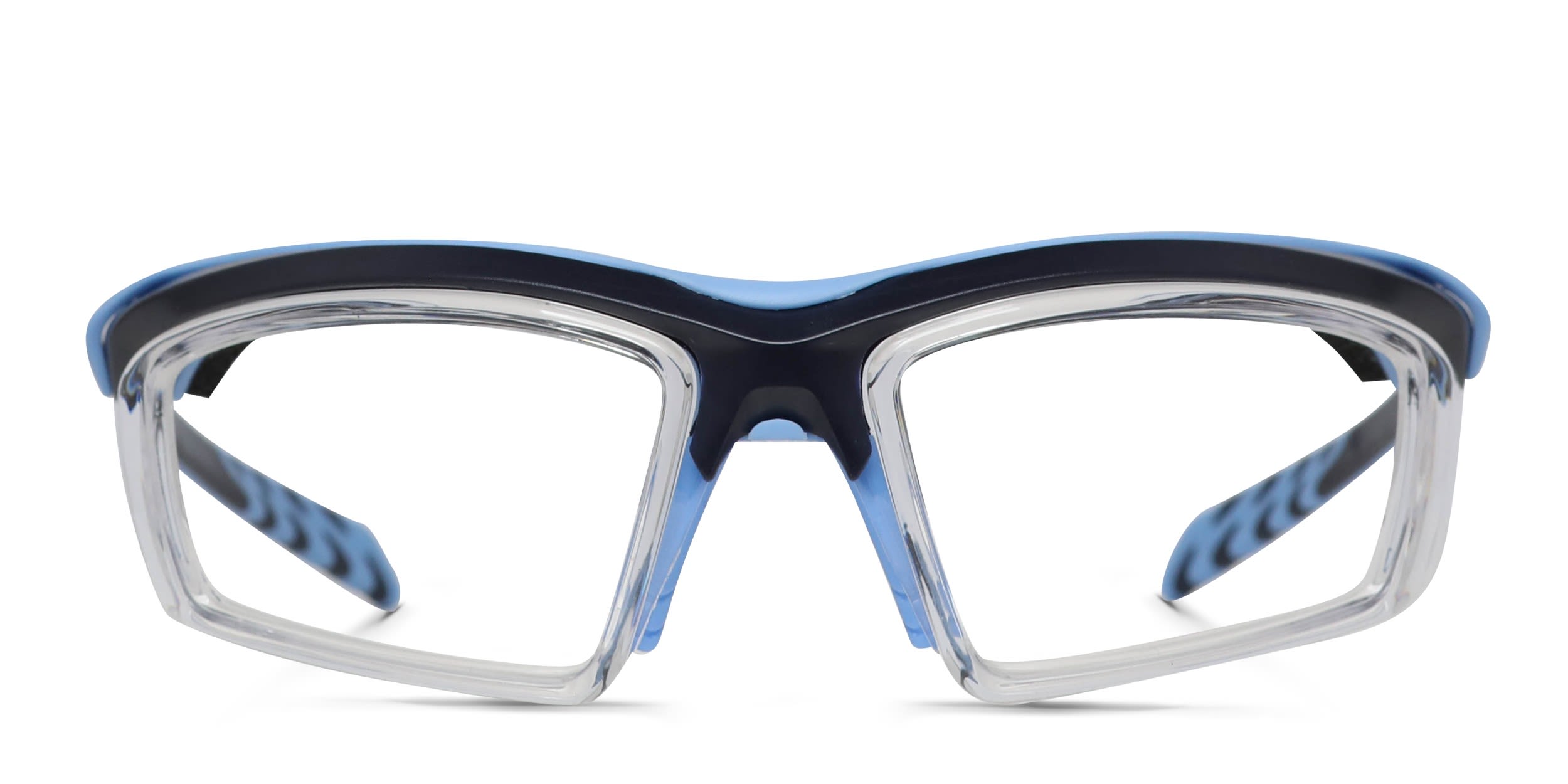 ArmouRx 6008 Blue, Clear glasses - Blue / Clear - Frontal View