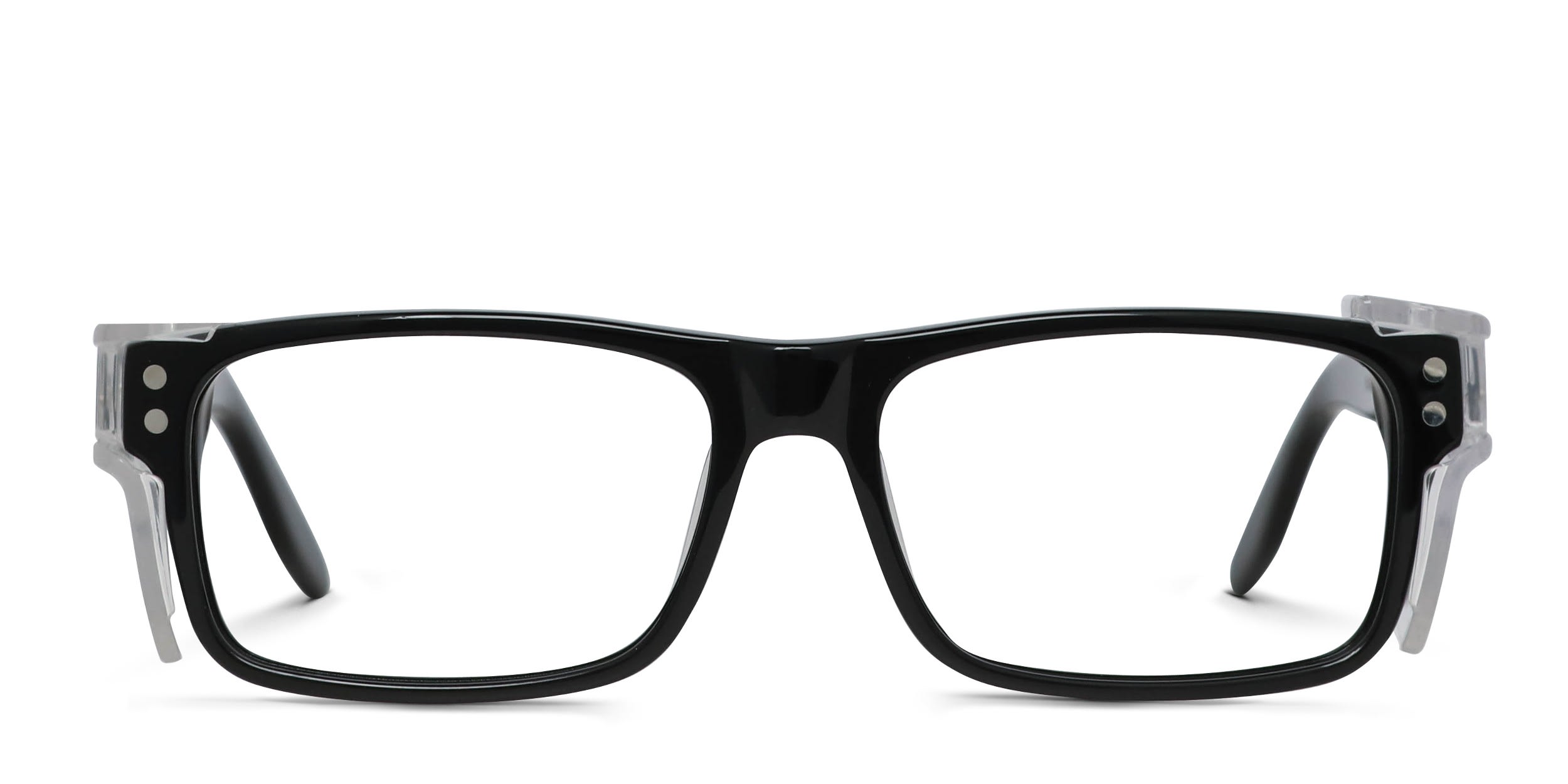 ArmouRx 7001P Shiny Black glasses - Shiny Black - Frontal View