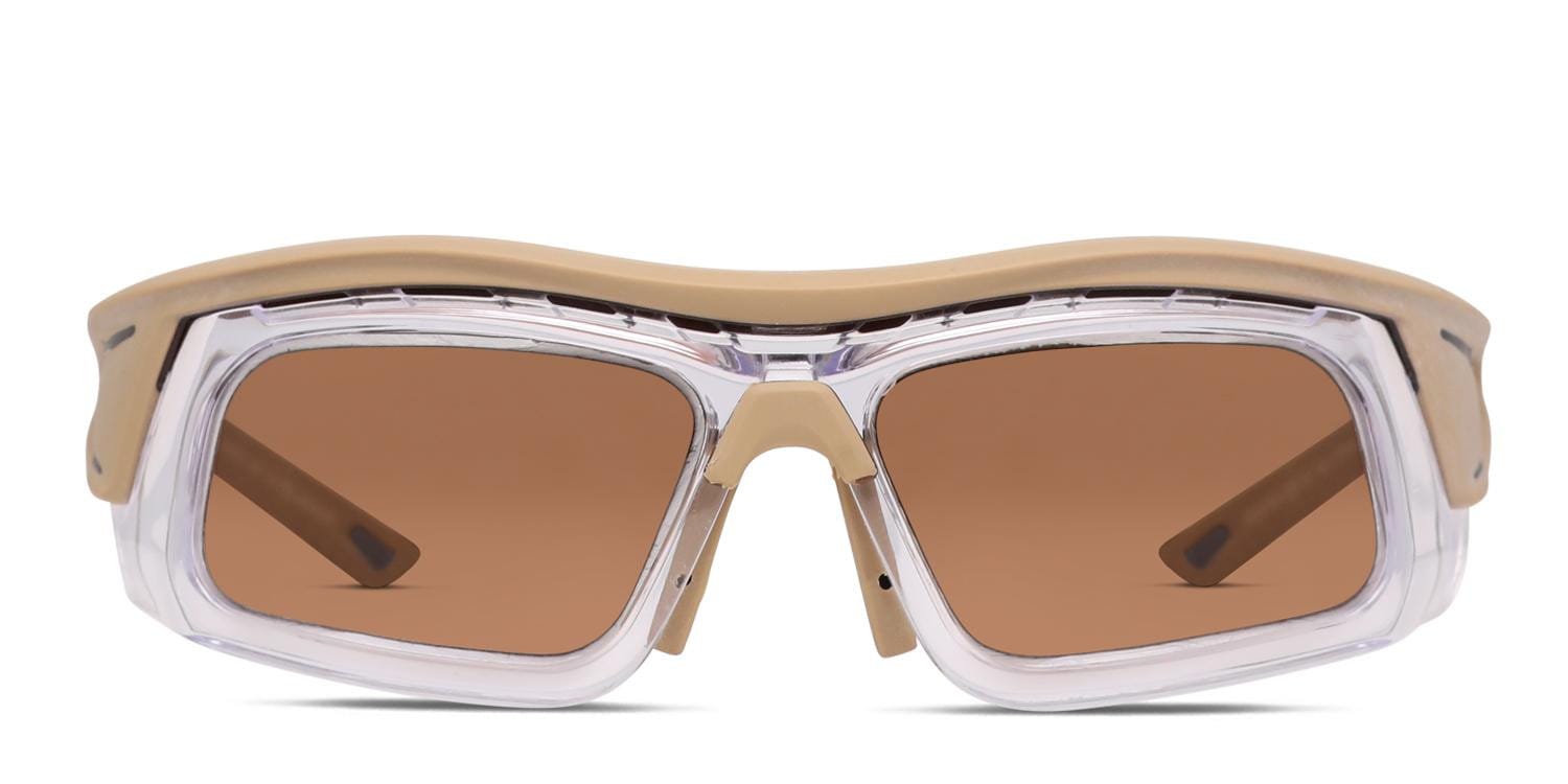 Pentax ZT400 Beige, Clear glasses - Beige / Clear - Frontal View