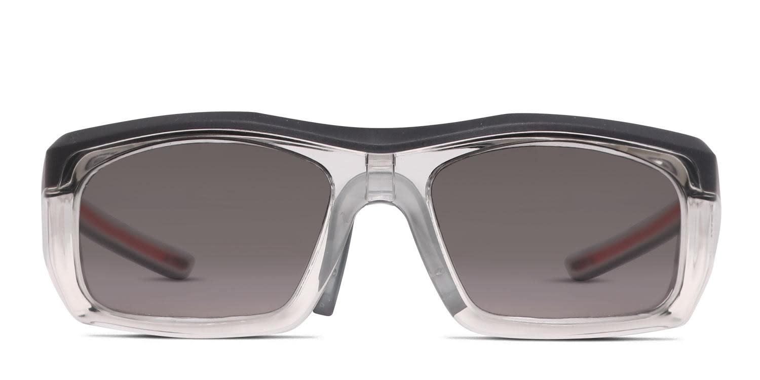 Pentax ZT500 Clear, Black, Blue glasses - Clear / Black / Red - Frontal View