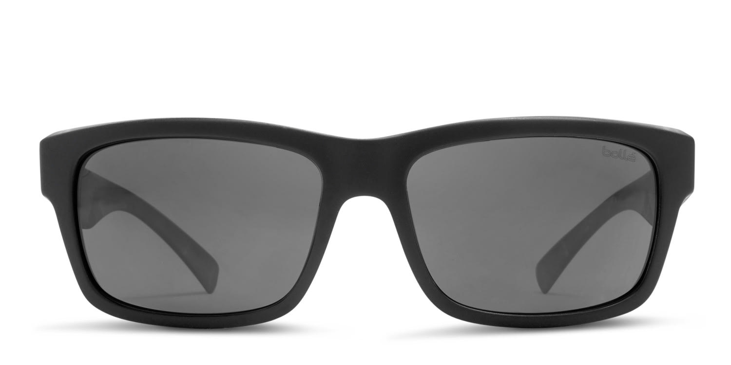 Bolle Jude 11990 Black w/Green NA Square Full Frame sunglasses - front