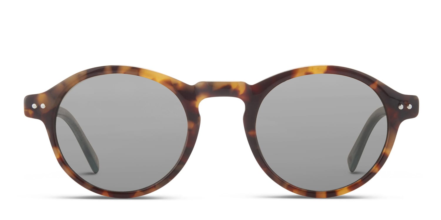 Muse Alford Tortoise w/Teal Round Full Frame sunglasses - front