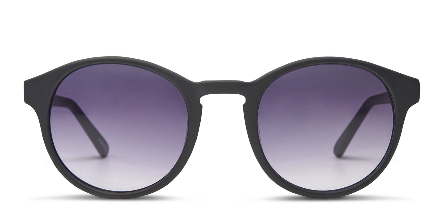 Pattaya Black Round Full Frame sunglasses - front