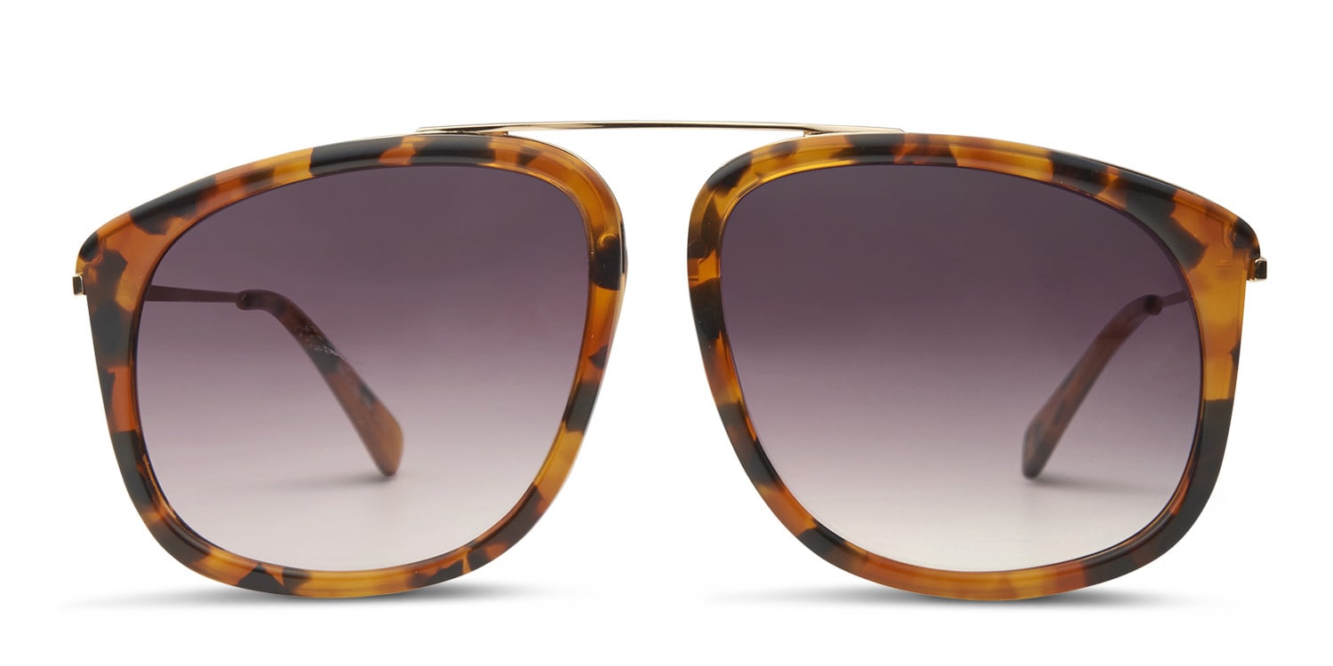 Myers Tortoise Oversized, Aviator Full Frame sunglasses - front