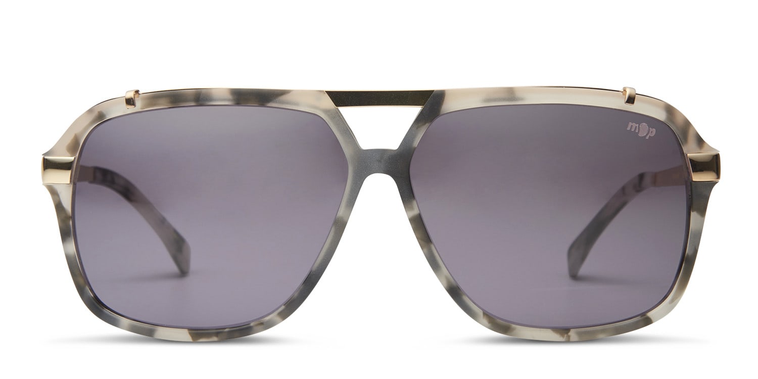 Molino Leopard NA Oversized, Aviator Full Frame sunglasses - front