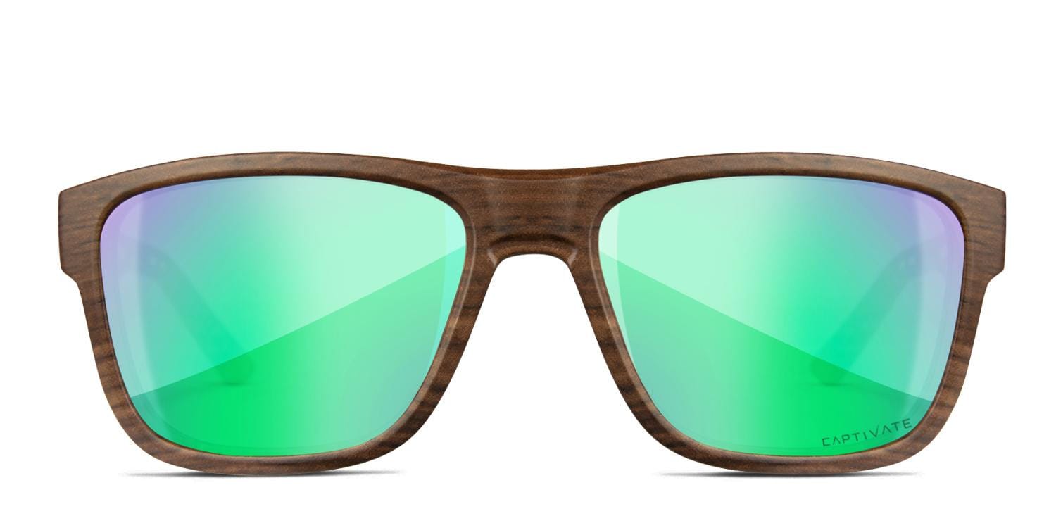 Wiley X Ovation Brown glasses - Brown - Frontal View