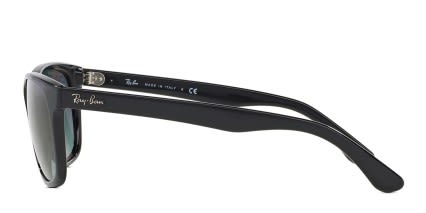 Ray-Ban RB4181 Black glasses - Black / Gray - Side View