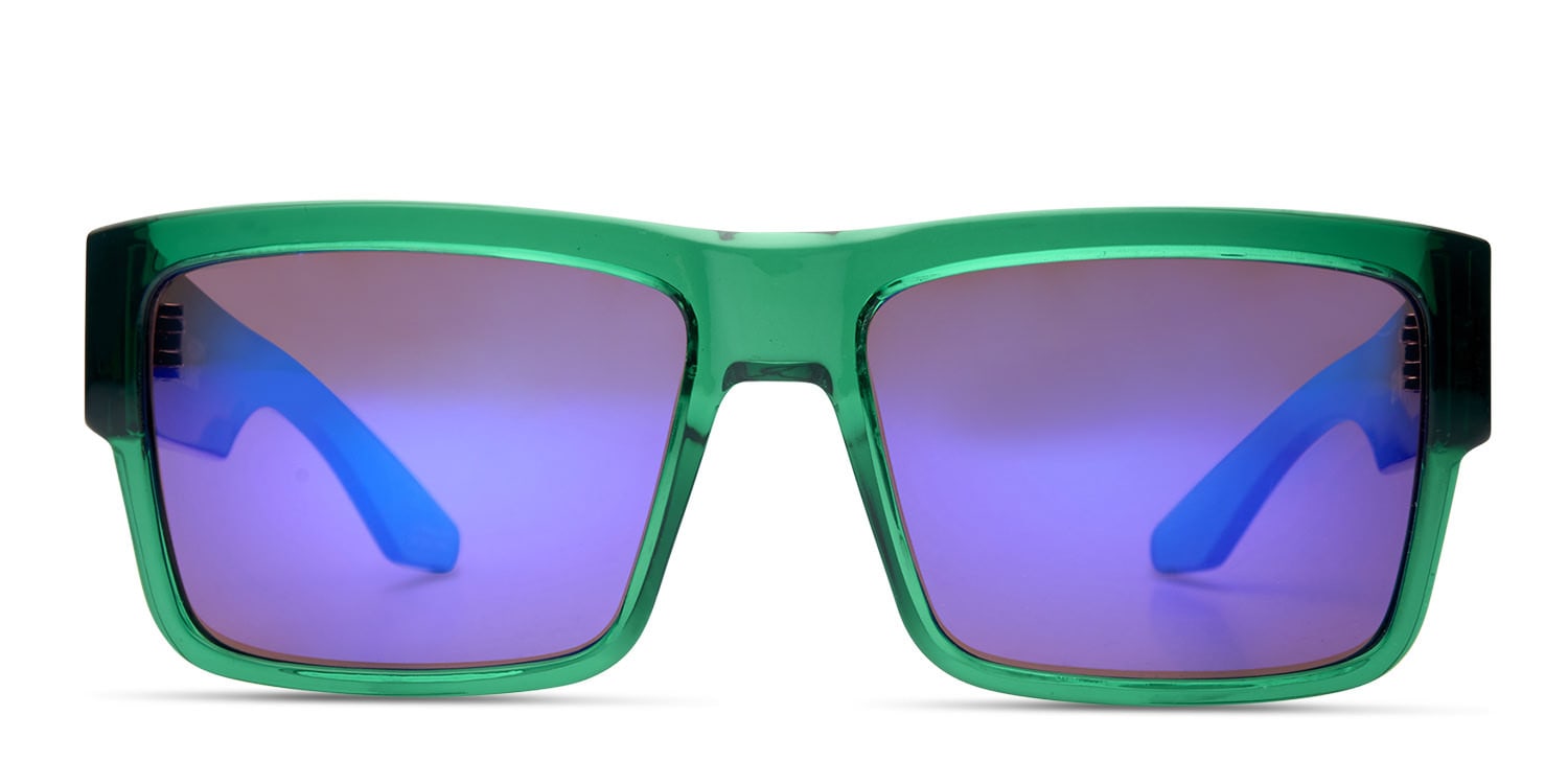 Spy Cyrus Green Square, Oversized Full Frame sunglasses - front