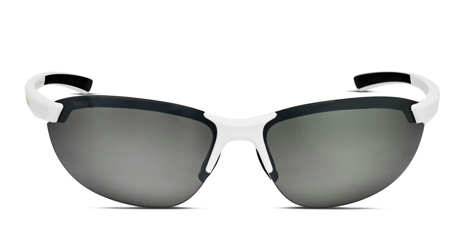 Smith Optics Parallel Smith Optics Parallel 2 white frame with polarized silver flash lenses ...