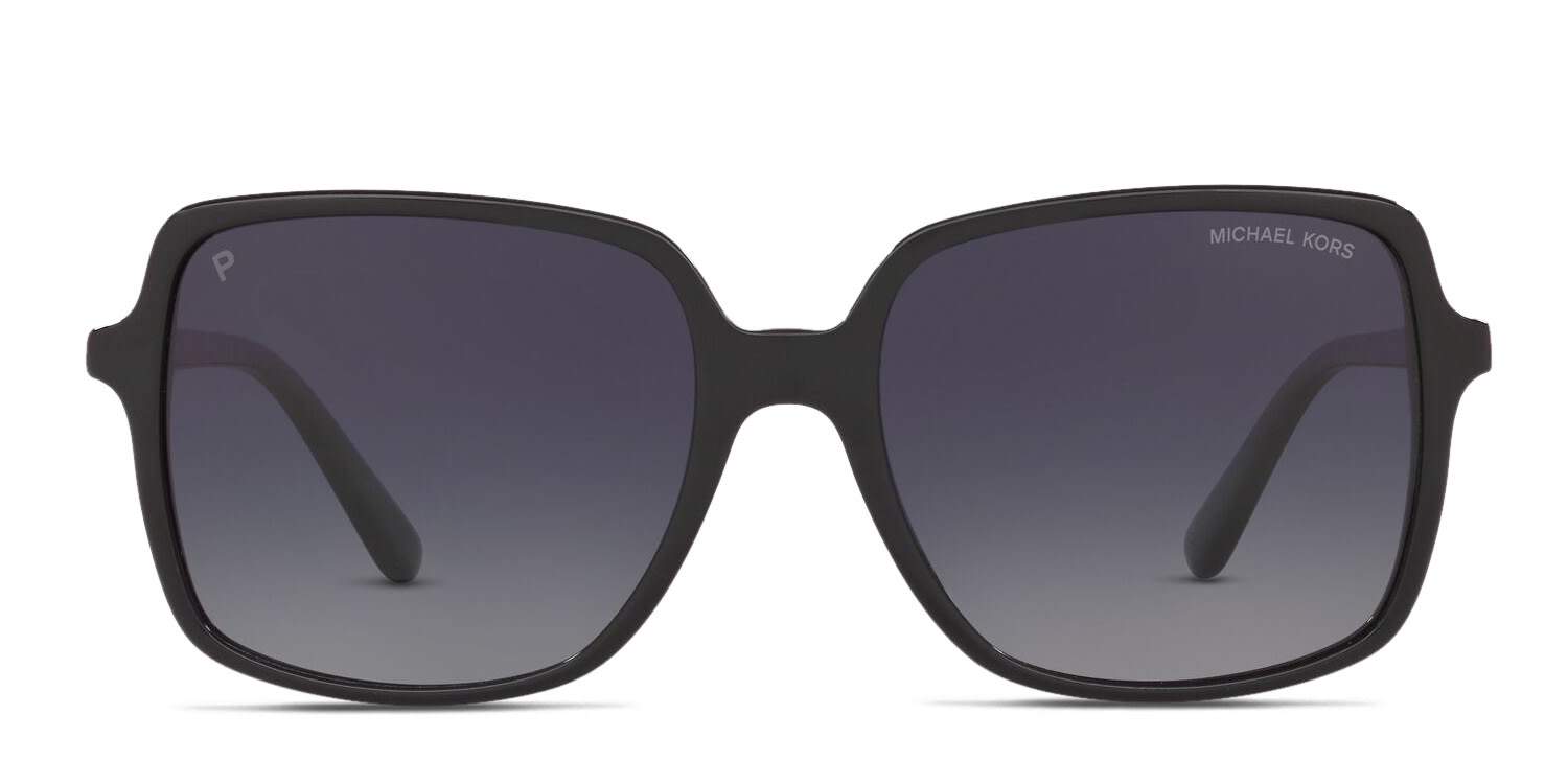 Michael Kors MK2098U Isle Of Palms Shiny Black, Gray glasses - Shiny Black / Gray - Frontal View