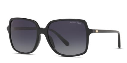 Michael Kors MK2098U Isle Of Palms Shiny Black, Gray glasses - Shiny Black / Gray - Angle View