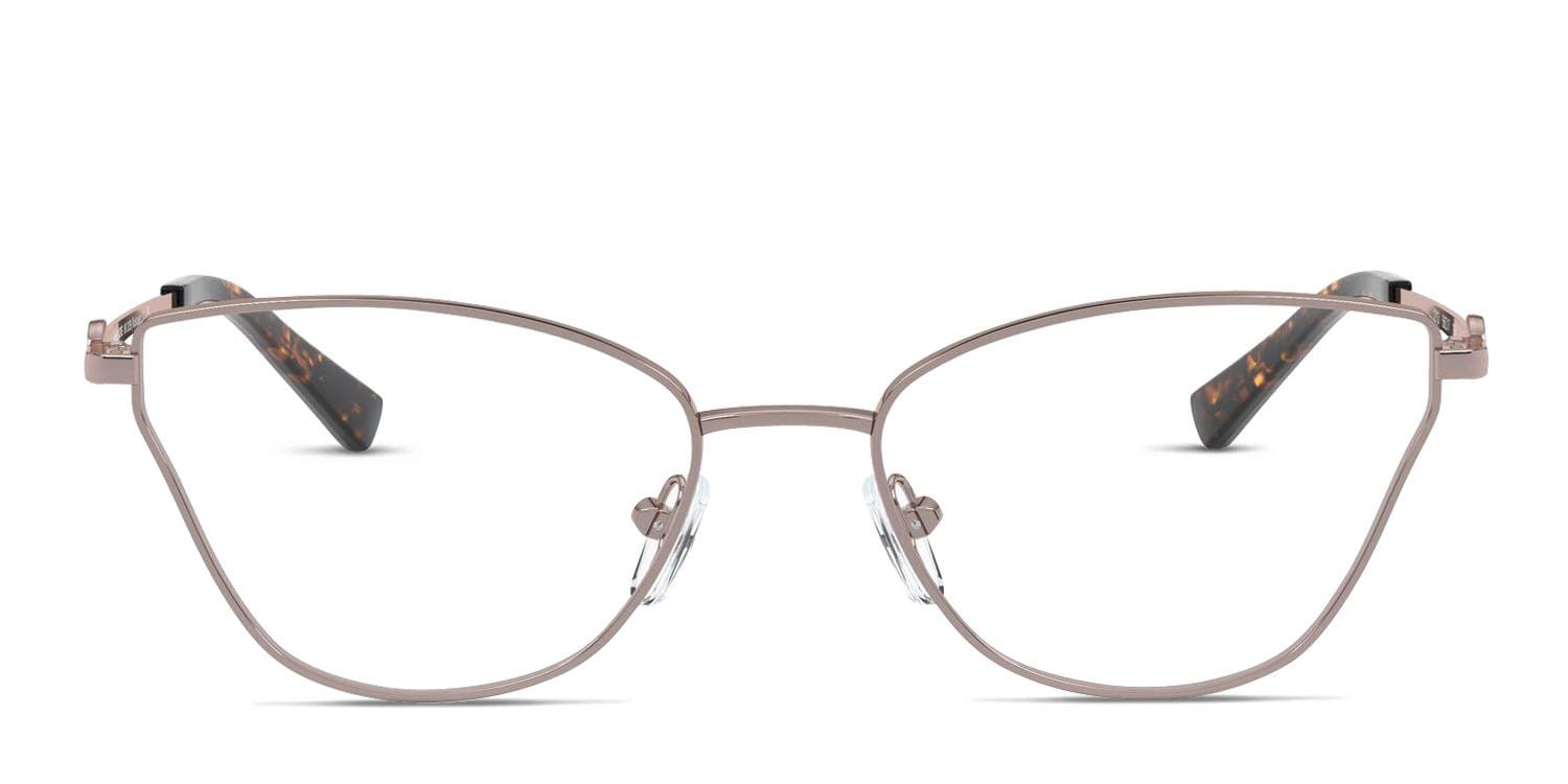 Michael Kors MK3039 Toulouse Brown Cat Eye, Geometric Full Frame eyeglasses - front