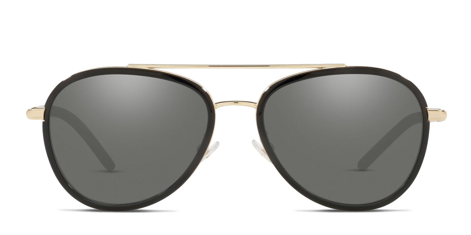 Tory Burch TY6089 Black , Gray glasses - Black / Gray - Frontal View