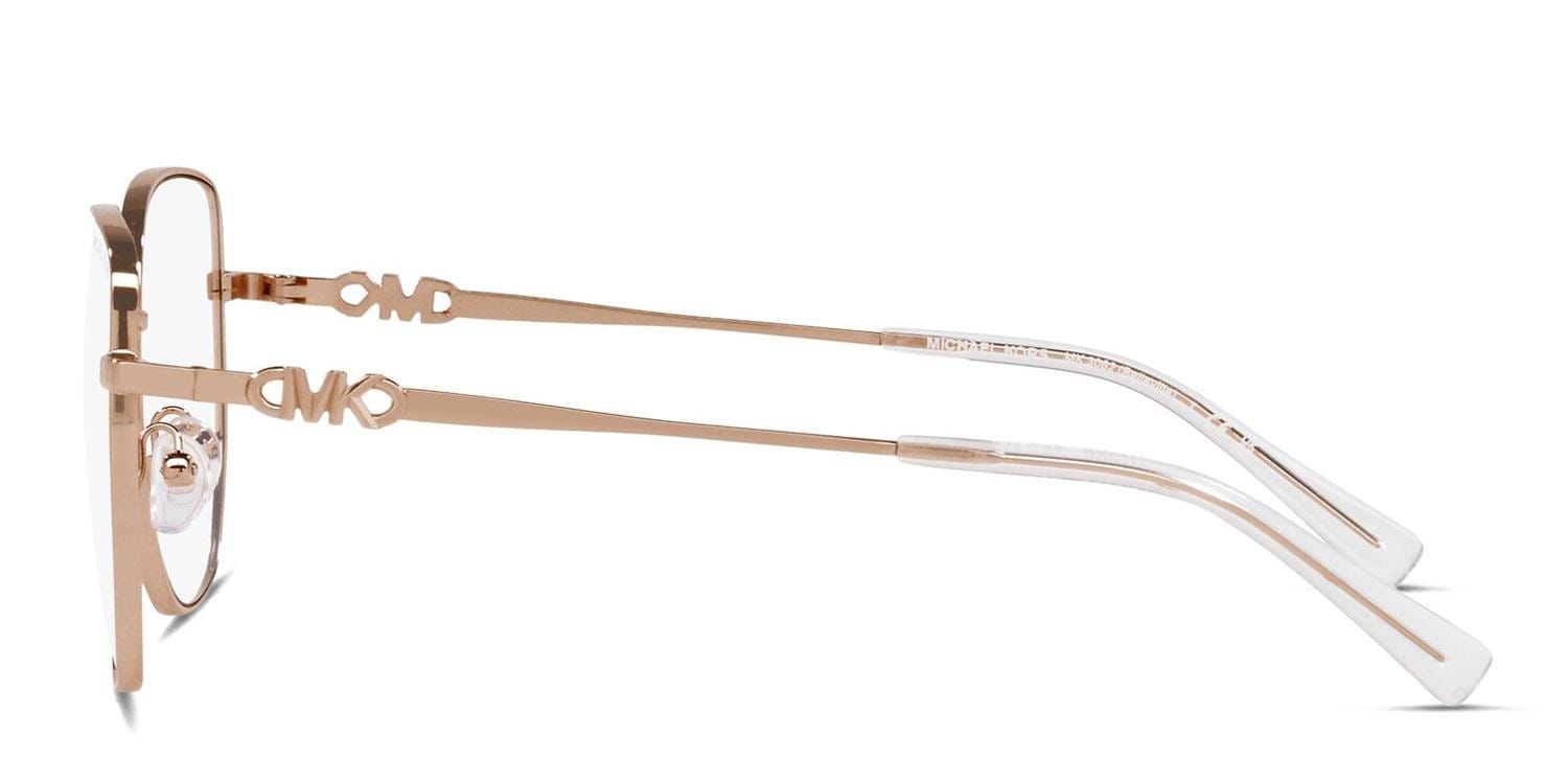 Michael Kors MK3062 Belleville Rose Gold/Clear Prescription Eyeglasses