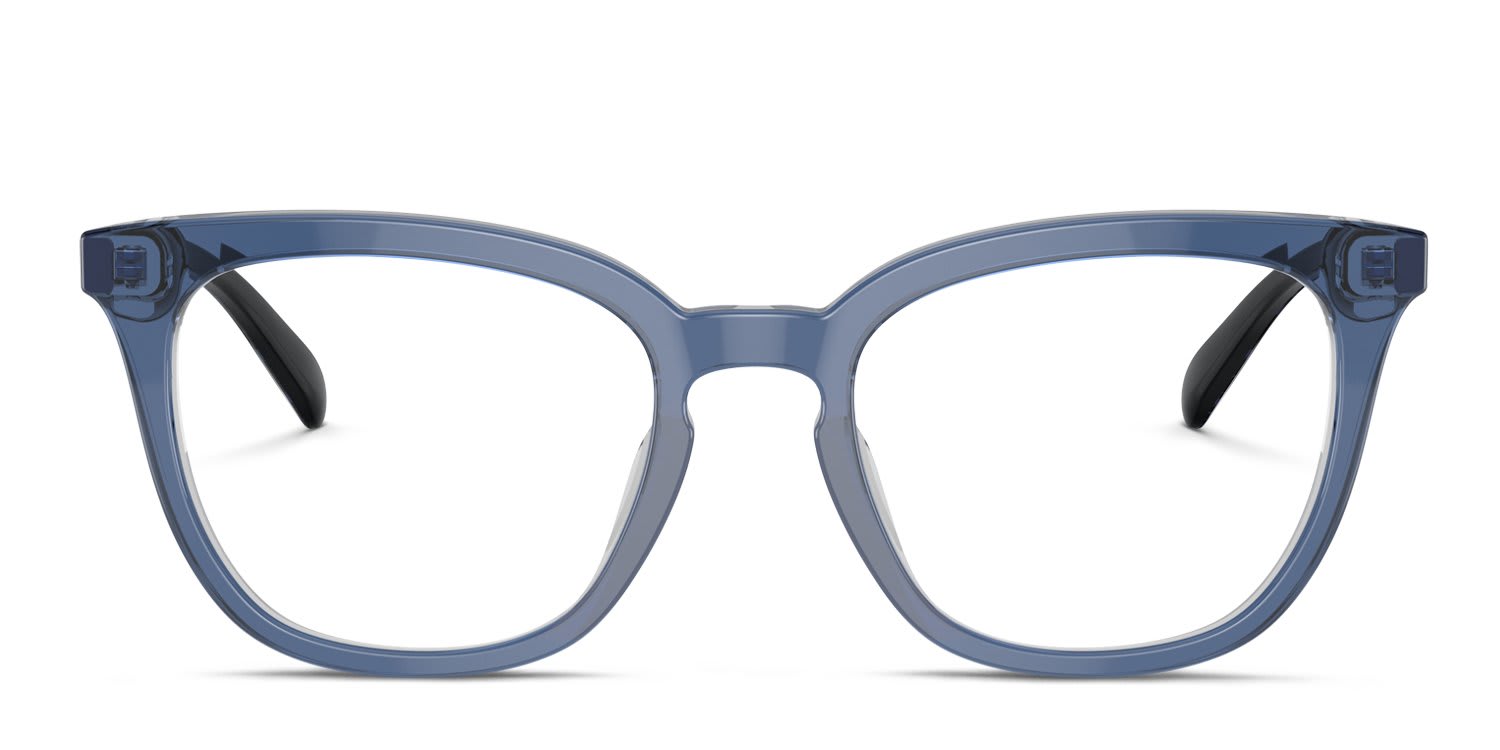 Coach HC6222U Clear, Blue glasses - Clear / Blue - Frontal View