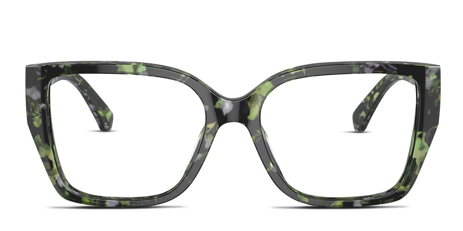 Michael Kors MK4115U Castello Green, Tortoise glasses - Green / Tortoise - Frontal View